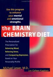 Cover of: The Brain Chemistry Diet  | Michael Lesser