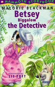 Cover of: Betsey Biggalow the Detective