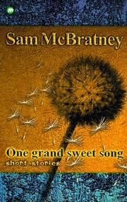 Cover of: One Grand Sweet Song (Contents)