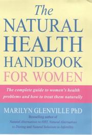 Cover of: The Natural Health Handbook for Women by Marilyn Glenville