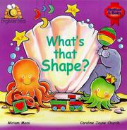 Cover of: What's That Shape? (Beginner Bee's)