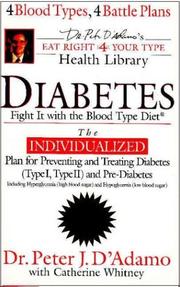 Cover of: Diabetes by Peter J. D'Adamo