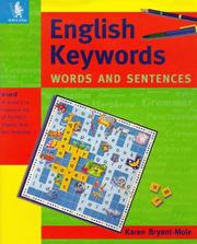Cover of: English Keywords by Karen Bryant-Mole