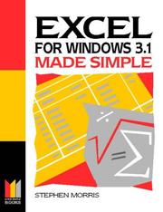 Cover of: Excel for Windows 3.1 Made Simple