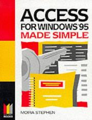 Cover of: Access for Windows 95 Made Simple (Made Simple Computer Books)