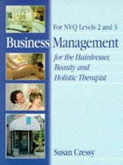 Cover of: Business Management for the Hairdresser, Beauty and Holistic