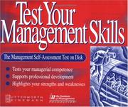 Cover of: Test Your Management Skills: The Management Self-Assessment Test (Institute of Management Open Learning Programme)