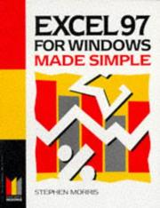 Cover of: Excel 97 for Windows Made Simple by Stephen Morris