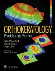 Orthokeratology by John Mountford, David Ruston, Trusit Dave