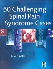 Cover of: 50 Challenging Spinal Pain Syndrome Cases: A problem solving approach