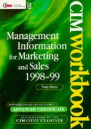 Cover of: Management Information for Marketing and Sales (CIM Student Workbook)