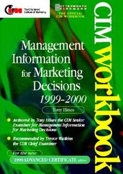 Cover of: Management Information for Marketing Decisions 1999-2000 (Cim Workbook Series)