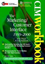 Cover of: The Marketing/Customer Interface 1999-2000 (Cim Workbook Series)