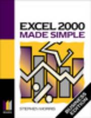 Cover of: Excel 2000 Made Simple by Keith Brindley