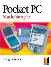 Cover of: Pocket PC Made Simple (Computing Made Simple) by Craig Peacock