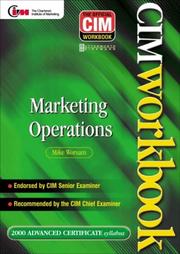 Cover of: CIM Coursebook 00/01: Marketing Operations (CIM Coursebook)