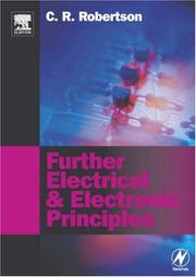 Cover of: Further Electrical & Electronic | C R Robertson