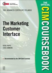 Cover of: CIM Coursebook 01/02 Marketing Customer Interface (CIM Coursebook)