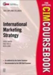 Cover of: CIM Coursebook 01/02 International Marketing Strategy (CIM Coursebook)