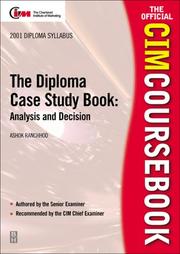Cover of: CIM Coursebook 01/02 Diploma Case Study Book by Ashok Ranchhod
