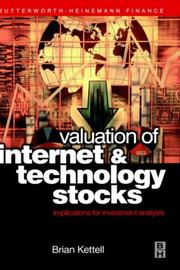 Cover of: Valuation of Internet Technology and Biotechnology Stock