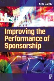 Cover of: Improving the Performance of Sponsorship