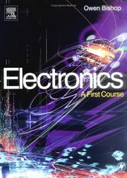 Cover of: Electronics A First Course