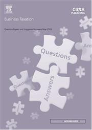 Cover of: Business Taxation May 2003 Exam Questions and Answers (CIMA May 2003 Q&As)