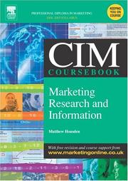 Cover of: CIM Coursebook 04/05 Marketing Research and Information (CIM Coursebook)