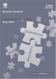 Cover of: Business Taxation May 2004 Exam Q&As (CIMA May 2004 Q&As) by CIMA