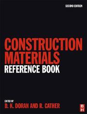 Cover of: Construction Materials Reference Book, Second Edition