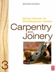 Cover of: Carpentry and Joinery 3, Second Edition by Brian Porter, Chris Tooke
