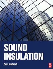 Cover of: Sound Insulation by Carl Hopkins
