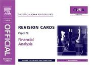 Cover of: CIMA Revision Cards Financial Analysis (CIMA  Managerial Level 2008)