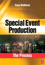 Cover of: Special Event Production by Doug Matthews
