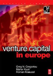 Cover of: Venture Capital in Europe (Quantitative Finance)