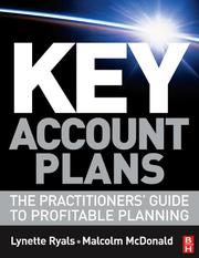 Cover of: Key Account Plans by Lynette Ryals, McDonald, Malcolm.