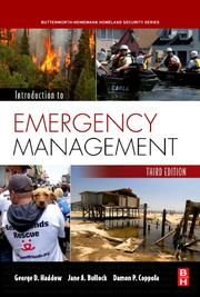 Cover of: Introduction to Emergency Management, Third Edition (Homeland Security Series)