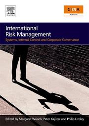 Cover of: International Risk Management: Systems, Internal Control and Corporate Governance