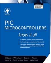 Cover of: PIC Microcontrollers (Newnes Know It All) (Newnes Know It All)
