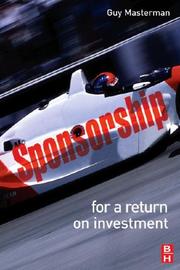 Cover of: Sponsorship: For a Return on Investment