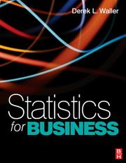 Cover of: Statistics for Business by Derek L. Waller