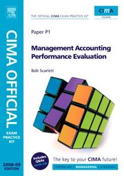 Cover of: CIMA Official Exam Practice Kit Management Accounting Performance Evaluation by Robert Scarlett