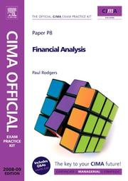 Cover of: CIMA Official Exam Practice Kit Financial Analysis, Fourth Edition by Paul Rodgers