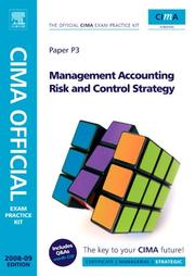 Cover of: CIMA Official Exam Practice Kit Management Accounting Risk and Control Strategy, Fourth Edition: 2008 Edition (Cima Official Exam Practice Kit)