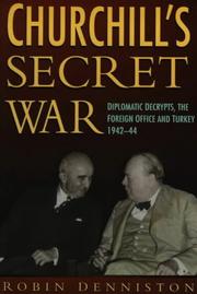 Churchill's secret war by Robin Denniston