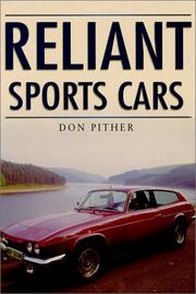Cover of: Reliant Sportscars (Sutton's Photographic History of Transport)