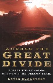 Cover of: Across the Great Divide by Laton Mccartney