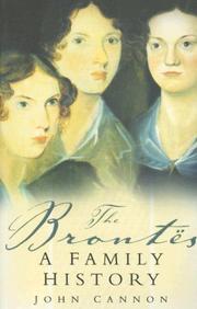 Cover of: The Brontes by Cannon, John