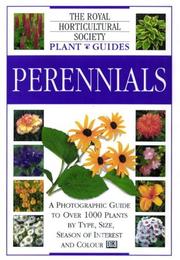 Cover of: Perennials (Royal Horticultural Society Garden Handbooks)